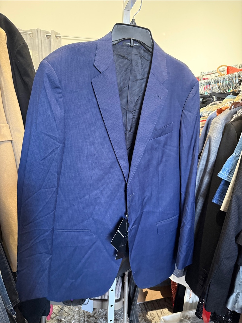Emporio Armani Navy Blue Sport Coat